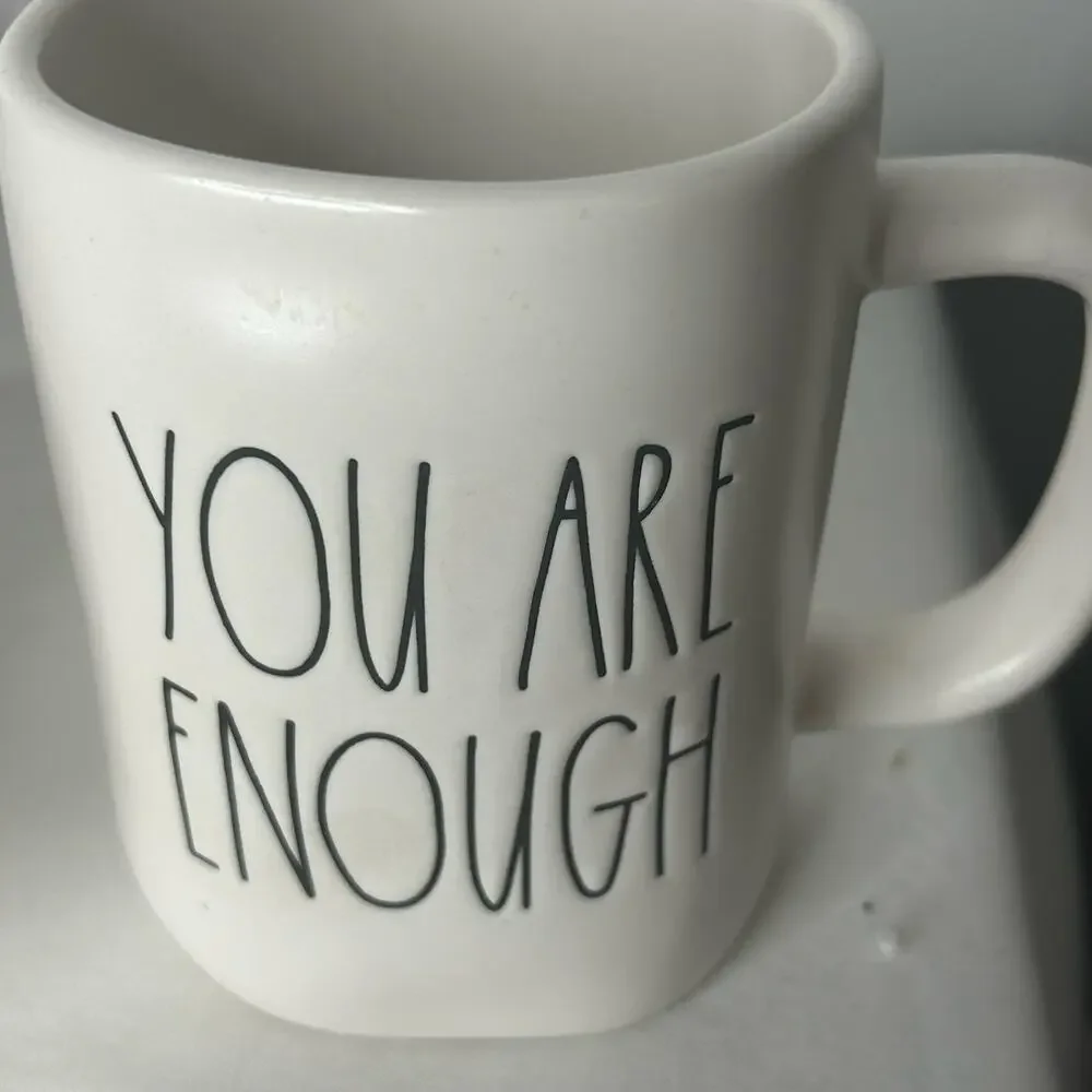 Rae Dunn Set of 3 Artisan Collection Mugs Hello Amazing Grace You Are Enough